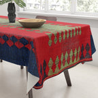 Azeri Shadda  Azerbaijan South Caucasus Plainweave Print Tablecloth Gallery Image 3
