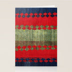 Azeri Shadda  Azerbaijan South Caucasus Plainweave Print Stationery Card Gallery Image 2