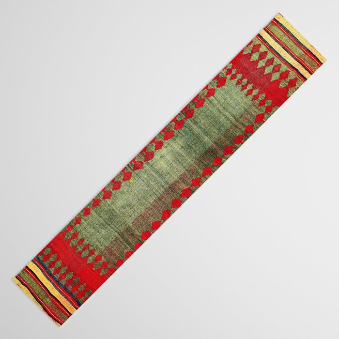 Azeri Shadda  Azerbaijan South Caucasus Plainweave Print Table Runner Gallery Image 3