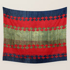 Azeri Shadda  Azerbaijan South Caucasus Plainweave Print Wall Tapestry Gallery Image 4
