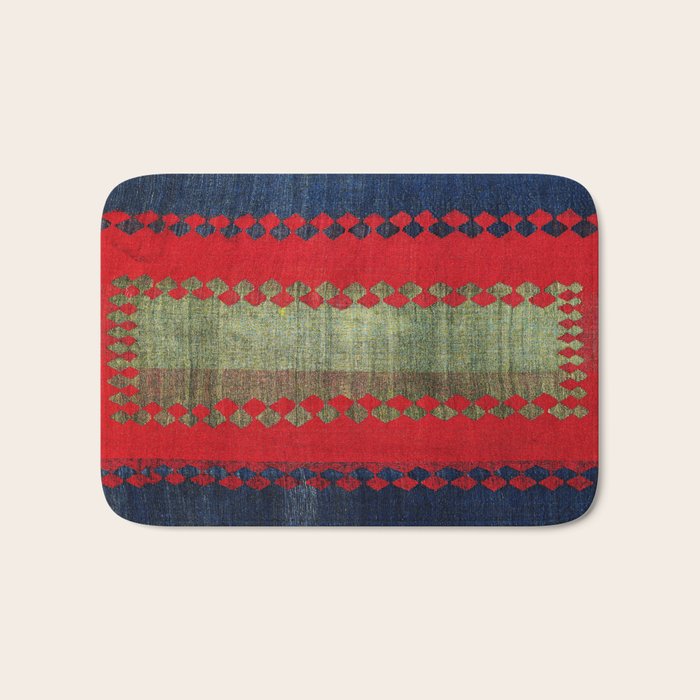 Azeri Shadda  Azerbaijan South Caucasus Plainweave Print Bath Mat Gallery Image 1