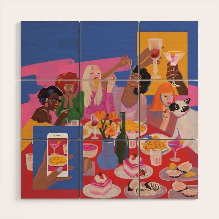 Meal Wood Wall Art Gallery Image 1