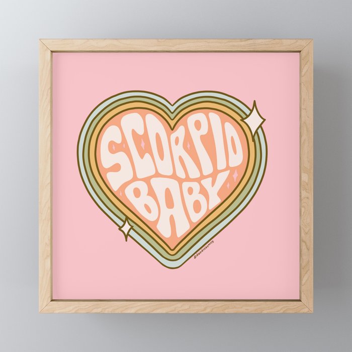 Scorpio Baby Mini Art Print Gallery Image 1