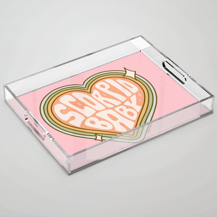 Scorpio Baby Acrylic Tray Gallery Image 1