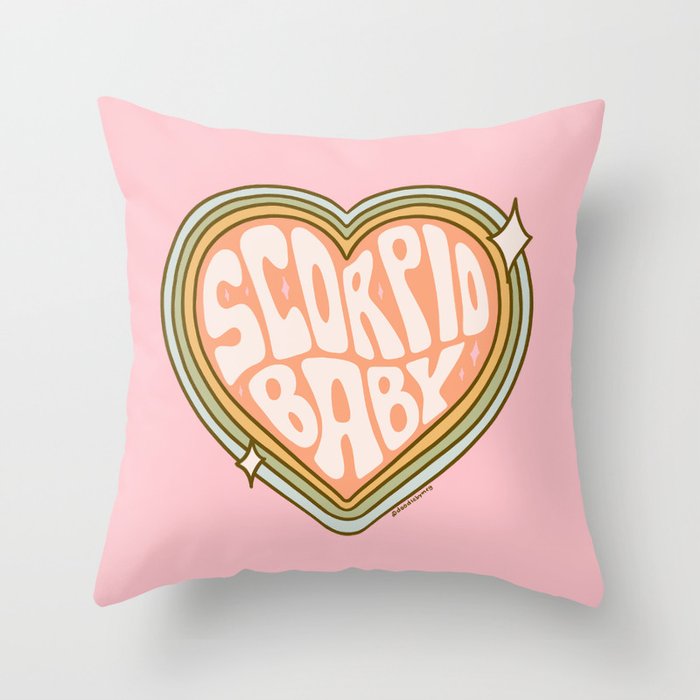 Scorpio Baby Throw Pillow Gallery Image 6