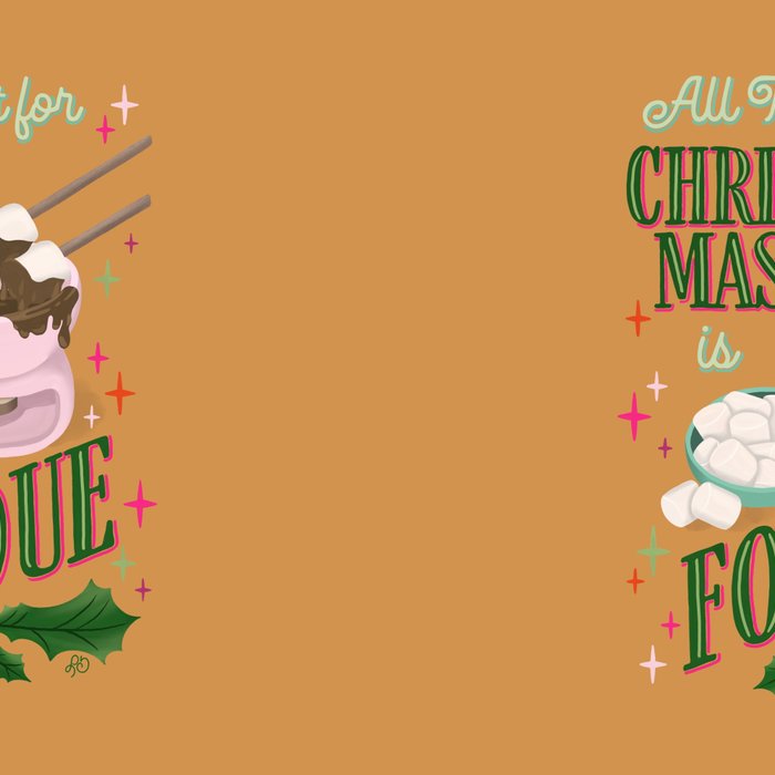 All I Want For Christmas is Fondue Coffee Mug Gallery Image 2
