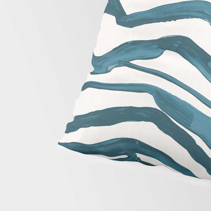 Zebra Print - Teal Palette Pillow Sham Gallery Image 4