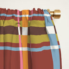Autumn Tartan Charm Window Curtain Gallery Image 2