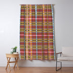 Autumn Tartan Charm Window Curtain Gallery Image 5