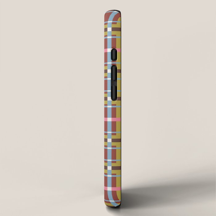 Autumn Tartan Charm iPhone Case Gallery Image 2