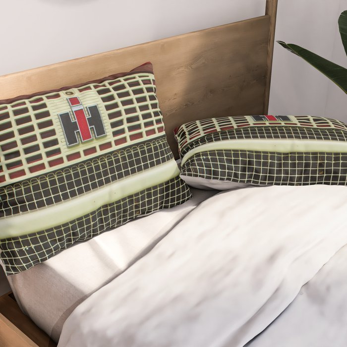 International Grill Red Tractor Front  Pillow Sham Gallery Image 2