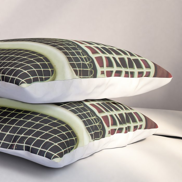 International Grill Red Tractor Front  Pillow Sham Gallery Image 3