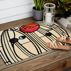 Charles Rennie Mackintosh window Outdoor Rug Gallery Image 2