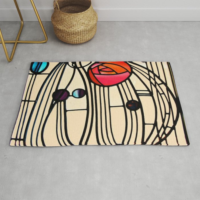 Charles Rennie Mackintosh window Rug Gallery Image 1
