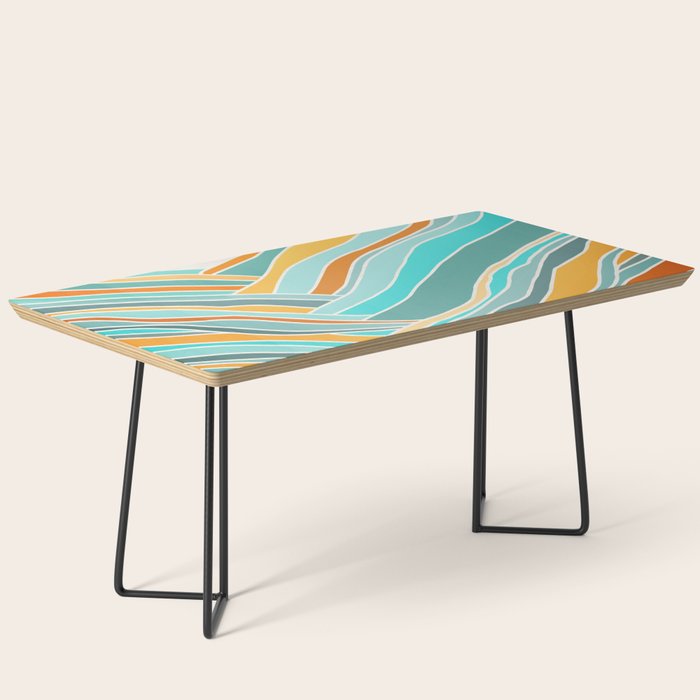 Abstract Sunset Landscape II Coffee Table Gallery Image 1