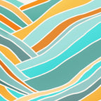 Abstract Sunset Landscape II Coffee Mug Gallery Image 2