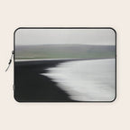 Ocean Waves in Iceland - Abstract Landscape Photography Laptop Sleeve Gallery Image 1