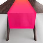 Bright Orange and Pink Gradient Table Runner Gallery Image 1