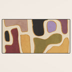 Modern Abstract Minimal Shapes 123 Desk Mat Gallery Image 3