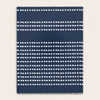 Spotted, African Pattern in Blue and White Notebook Gallery Image 4