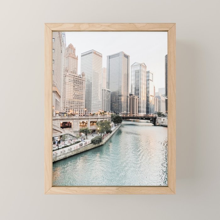 Chicago City Mini Art Print Gallery Image 1