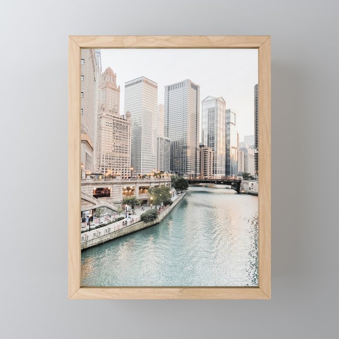 Chicago City Mini Art Print Gallery Image 1