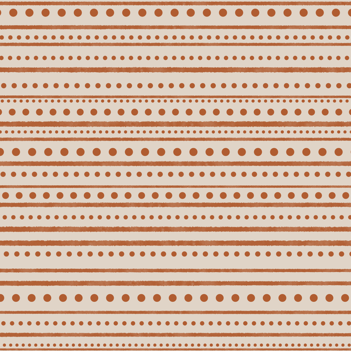 Bamako Textured Striped and Dotted Pattern in Putty and Clay Coffee Mug Gallery Image 2