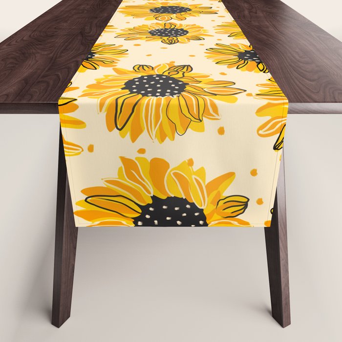 Sunflowers IV Table Runner Gallery Image 1