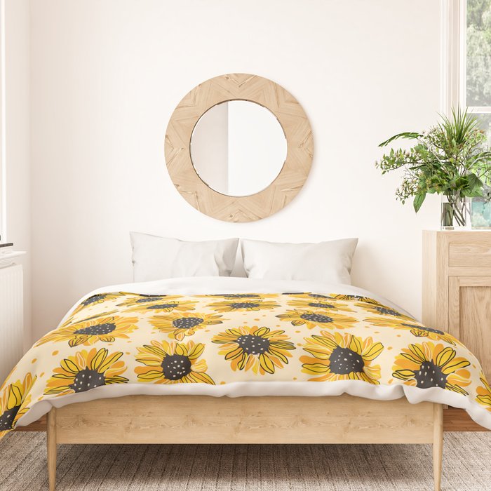 Sunflowers IV Duvet Cover Gallery Image 3