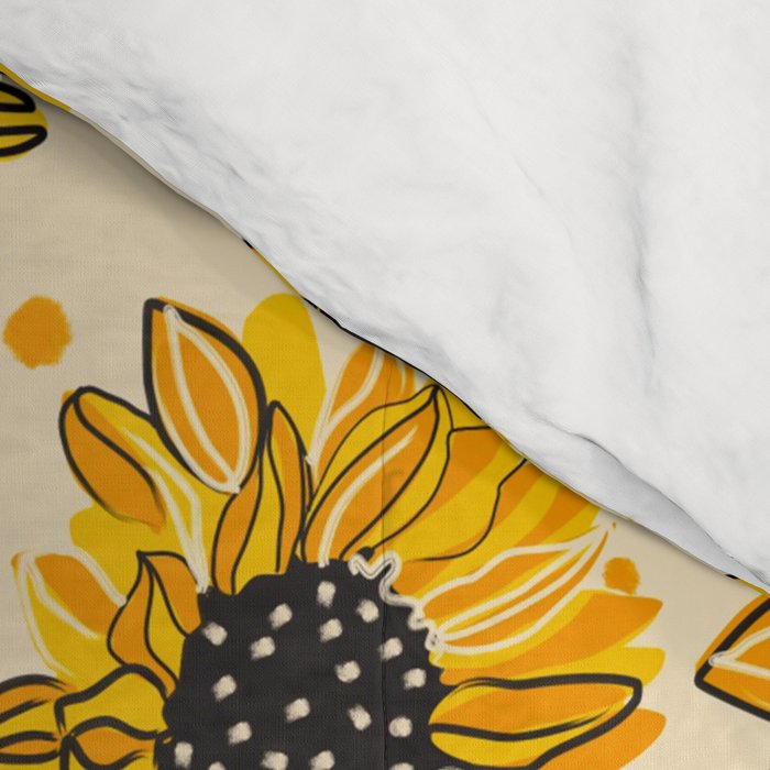 Sunflowers IV Comforter Gallery Image 4