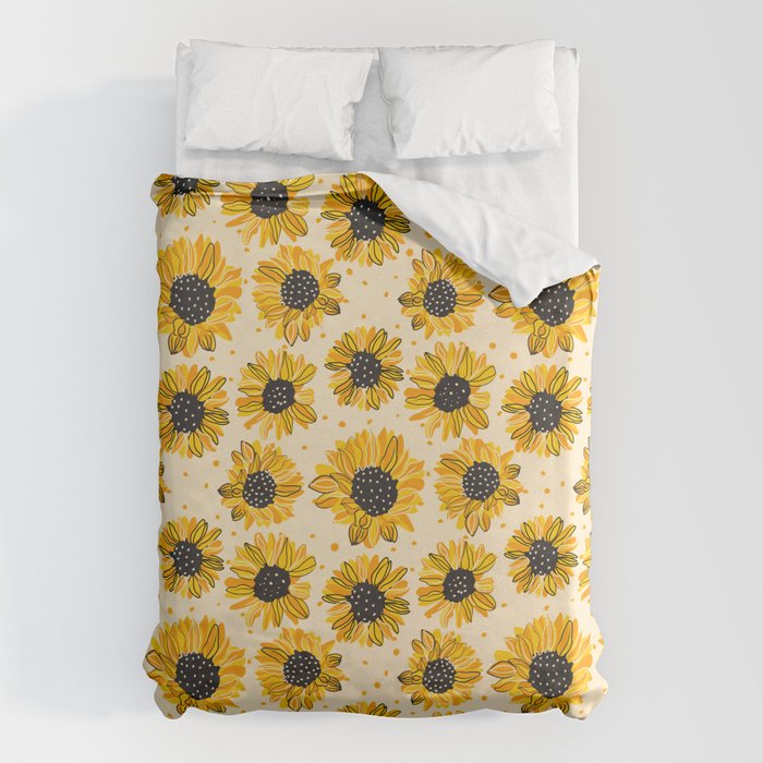 Sunflowers IV Duvet Cover Gallery Image 6
