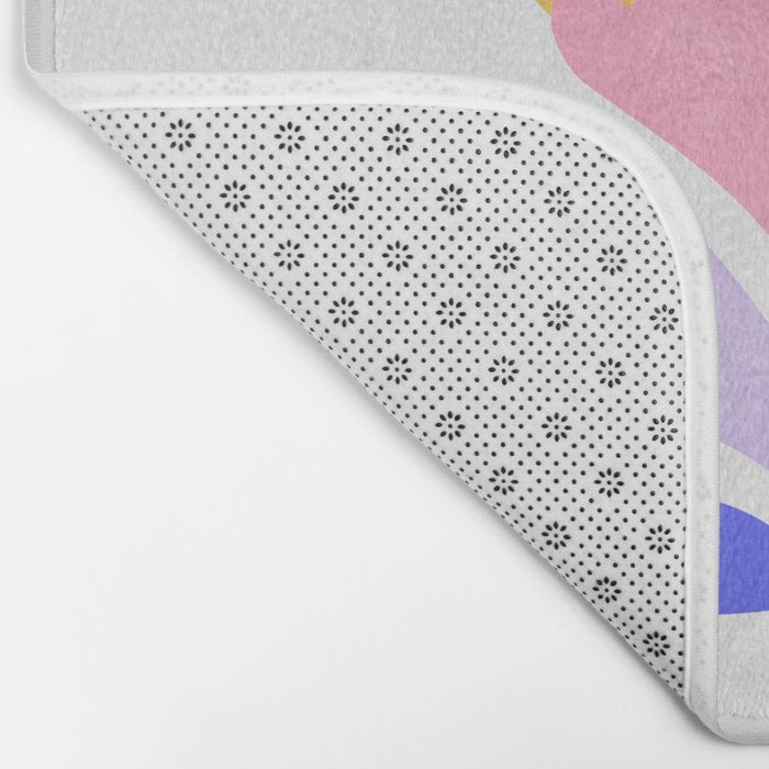 Sun & Leaves: Matisse Pastel Series 04 Bath Mat Gallery Image 2