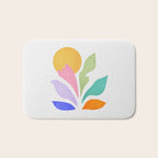 Sun & Leaves: Matisse Pastel Series 04 Bath Mat Gallery Image 1
