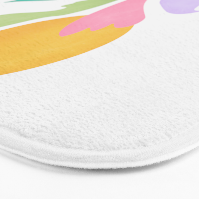 Sun & Leaves: Matisse Pastel Series 04 Bath Mat Gallery Image 3