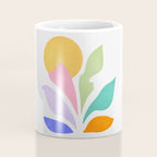 Sun & Leaves: Matisse Pastel Series 04 Coffee Mug Gallery Image 4