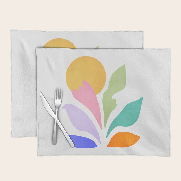 Sun & Leaves: Matisse Pastel Series 04 Placemat Gallery Image 1