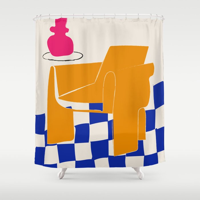 Chair Shower Curtain Gallery Image 1
