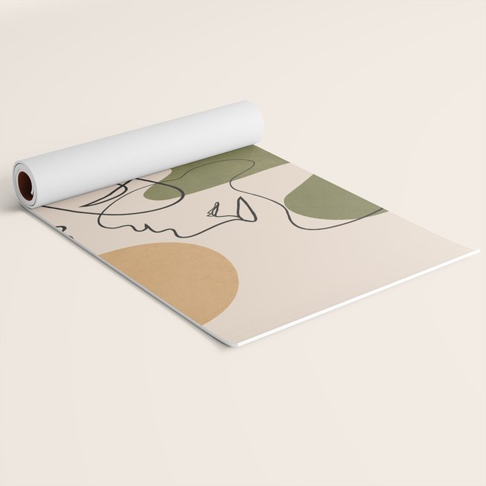 Abstract Faces 1 Yoga Mat Gallery Image 2