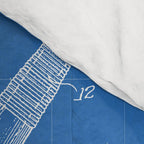 Golf Driver Patent - Golf Art - Blueprint Comforter Gallery Image 4