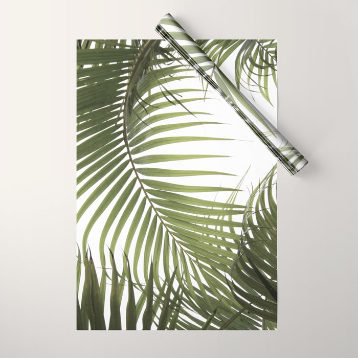 Palm Leaves Photo 01 Wrapping Paper Gallery Image 1