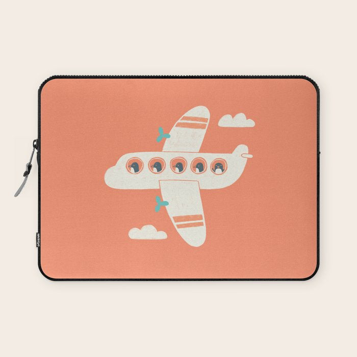 Penguin Airlines Laptop Sleeve Gallery Image 1
