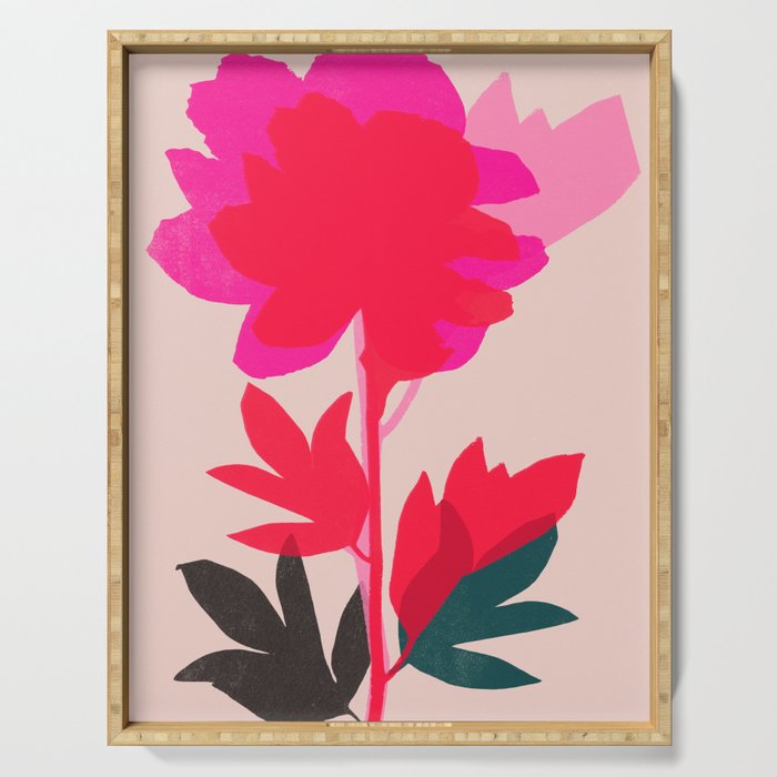 peony 5 Serving Tray Gallery Image 1