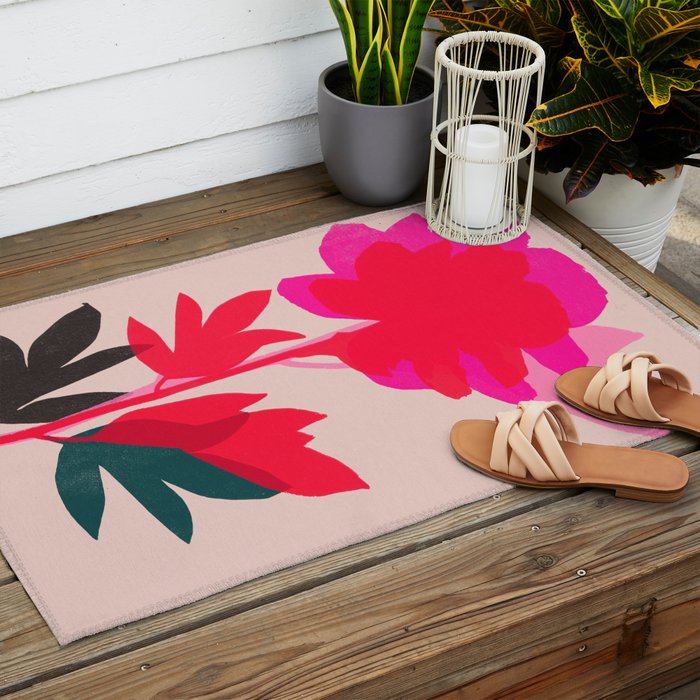 peony 5 Outdoor Rug Gallery Image 2