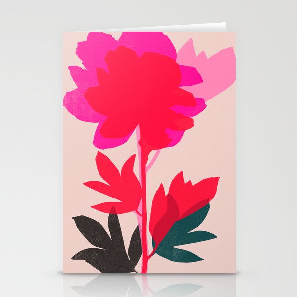 peony 5 Stationery Card Gallery Image 2