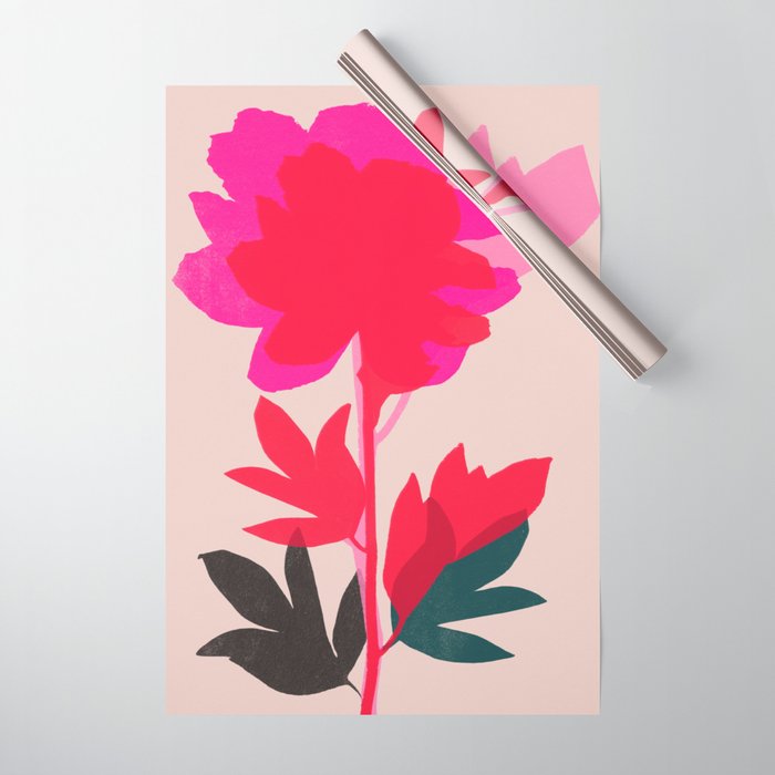 peony 5 Wrapping Paper Gallery Image 1