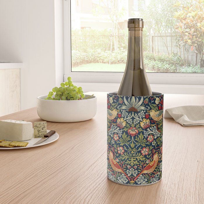Strawberry Thief by William Morris 1883 Antique Vintage Victorian Jugendstil Art Nouveau Retro  Wine Chiller Gallery Image 4