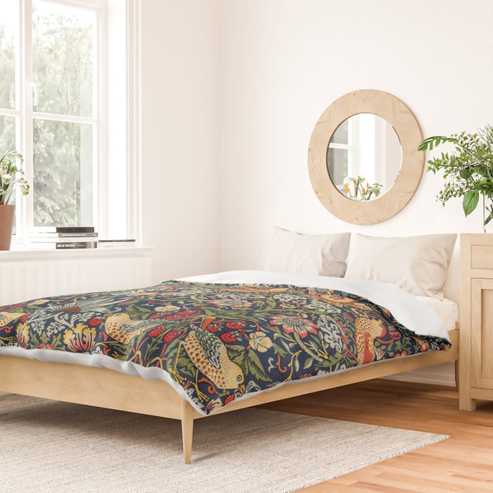 Strawberry Thief by William Morris 1883 Antique Vintage Victorian Jugendstil Art Nouveau Retro  Duvet Cover Gallery Image 2