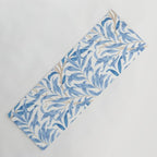 William Morris Vintage Willow Bough Woad Blue Yoga Mat Gallery Image 1