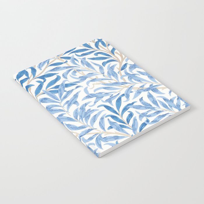 William Morris Vintage Willow Bough Woad Blue Notebook Gallery Image 2