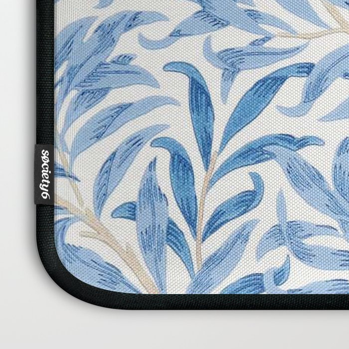William Morris Vintage Willow Bough Woad Blue Laptop Sleeve Gallery Image 3
